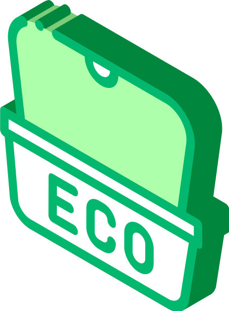 环保材料包装的街头食品等距图片下载