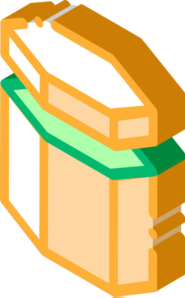 纸箱容器为六边形包装图片下载