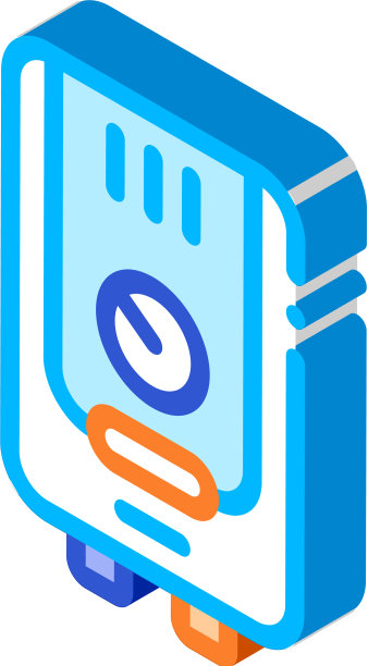 燃气锅炉加热系统设备等距图标图片下载
