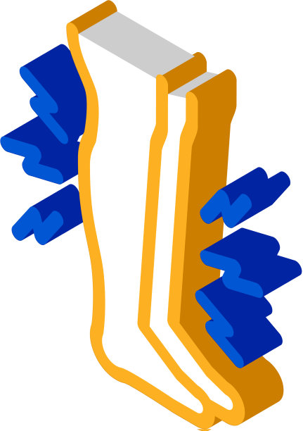 肌肉疼痛的等长图标图片下载