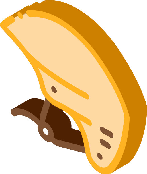 皮划艇头盔等距图标图片下载