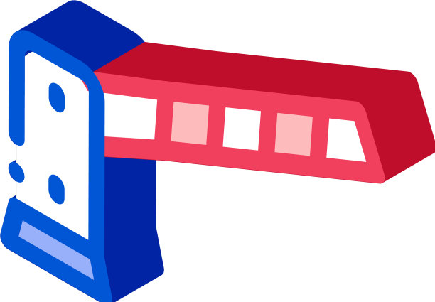 停车屏障等距图标图片下载