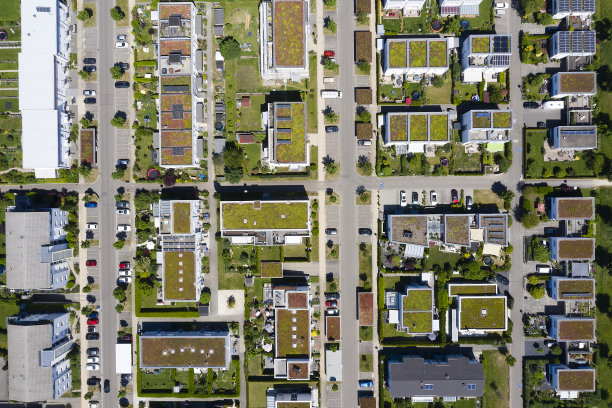 从上往下看住宅区图片下载