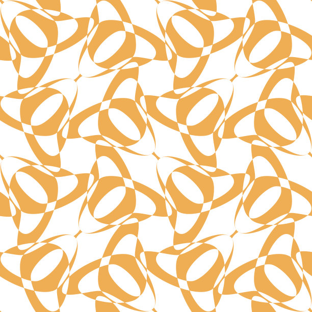 向量抽象郁金香无缝模式。有规律地重复复古风格的民间花卉。图片下载