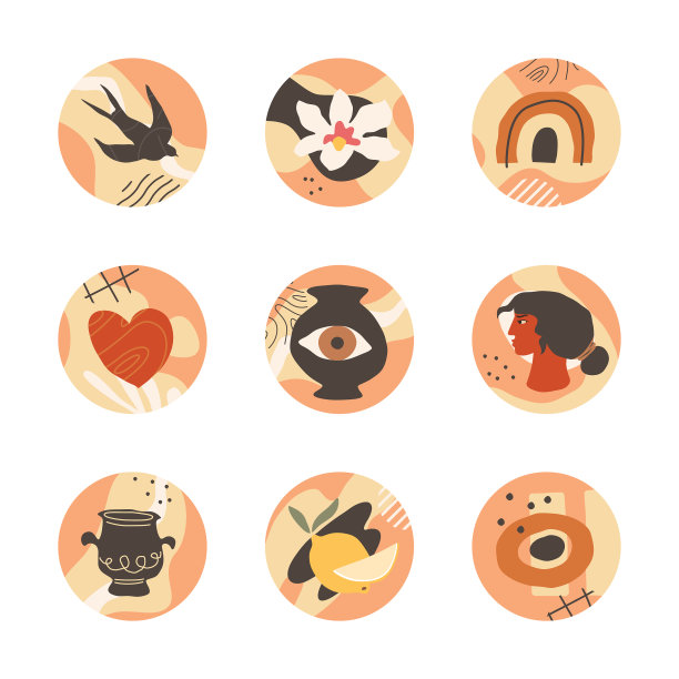 突出显示涵盖图标集图片下载