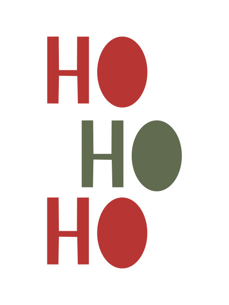 有字母的圣诞海报。圣诞老人说。图片下载