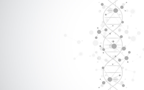 分子DNA，基因工程，分子结构，DNA螺旋，RNA链，实验室研究。医疗保健技术、科学和医学的创新理念。图片下载