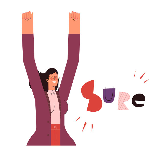 一位女士举手表示她的自信。一个坚强自信的女人的概念图片下载