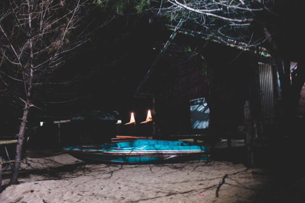 船在沙滩图片下载