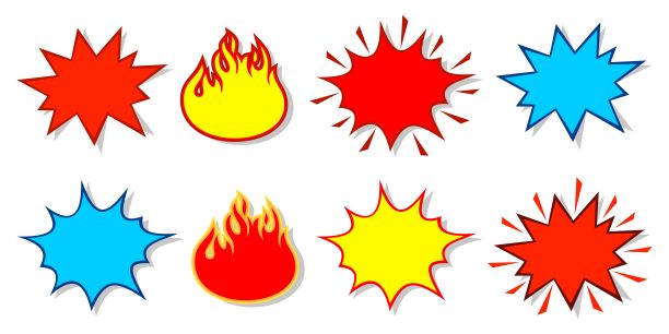 抽象卡通空白气球销售价格报价交易矢量标签模板图片下载