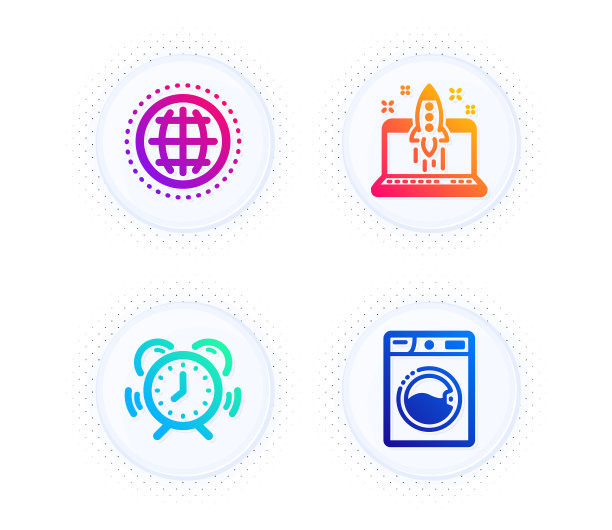 环球时间管理和启动业务图标图片下载