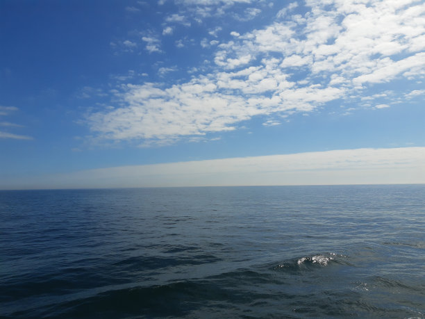 湛蓝的天空下，波罗的海的壮观景色图片下载