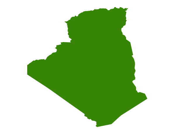 阿尔及利亚的地图图片下载