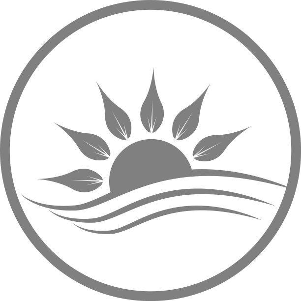 太阳花标志图标概念图片下载
