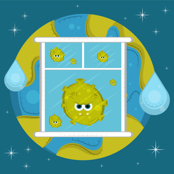 愤怒的病毒卡通图片下载