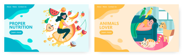 水果和健康的饮食，快乐的宠物主人睡眠图片下载