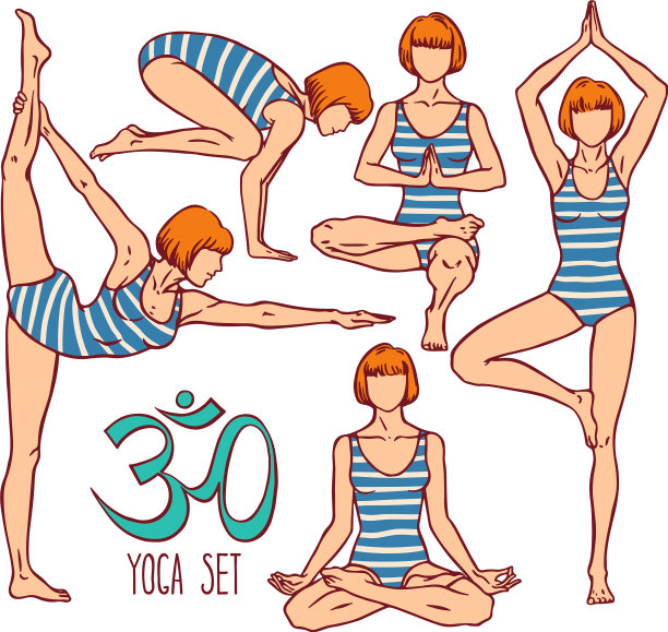 收集瑜伽姿势图片下载