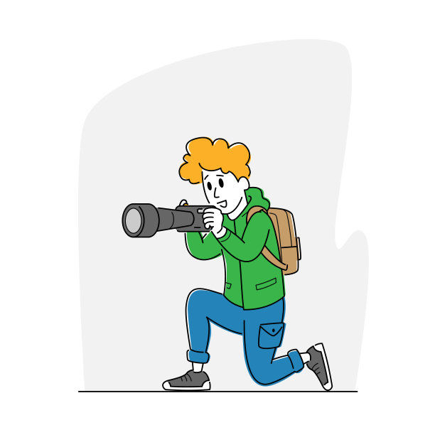 女摄影师或游客背包和摄影相机制作图片。创意爱好，女性旅行，狗仔队图片下载