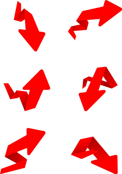 红色箭头集图片下载