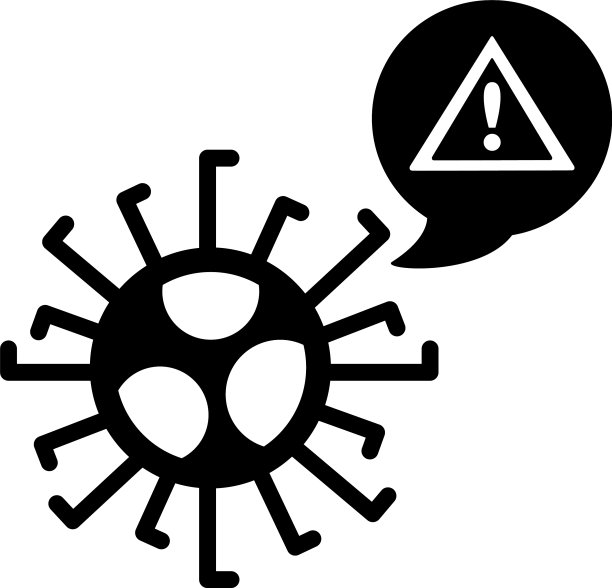 covid - 19病毒颗粒伴语音泡和图片下载