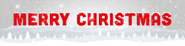 在白雪皑皑的山景上，圣诞快乐，新年快乐。图片下载