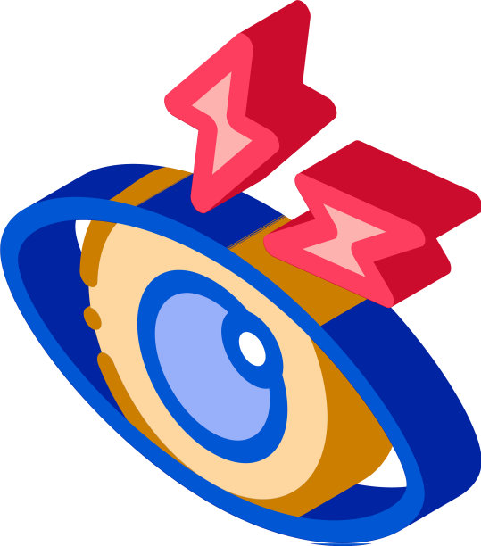 眼睛疼痛图标轮廓图片下载