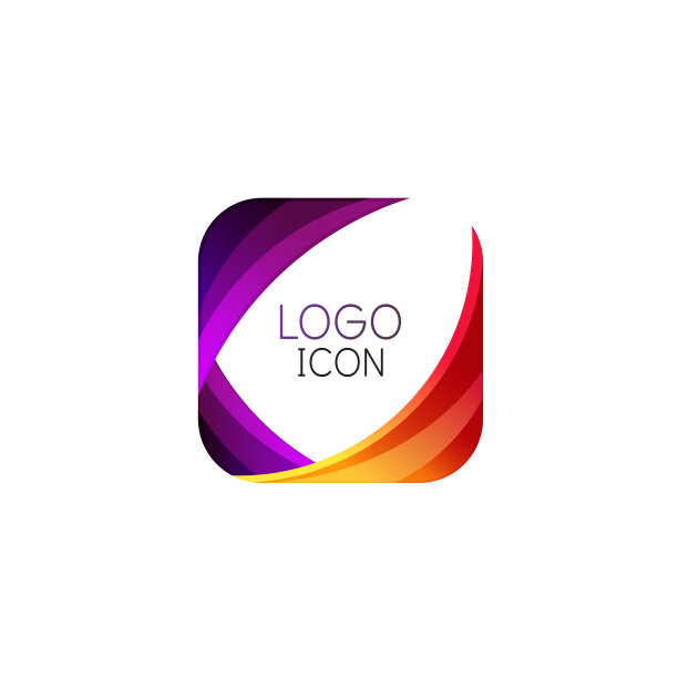 商业时尚几何方形Logo设计图片下载