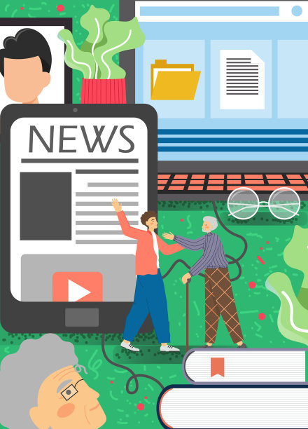 接受新技术的成年人变得扁平了图片下载