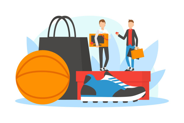 季节性大减价，购物的人买了很多东西图片下载