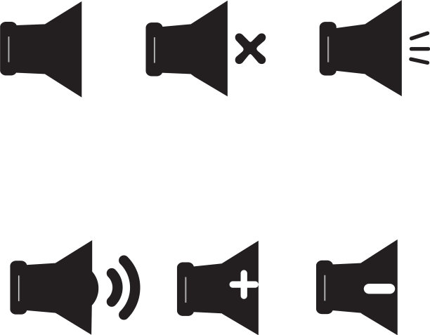 音频图标设置音量图标扬声器图标图片下载