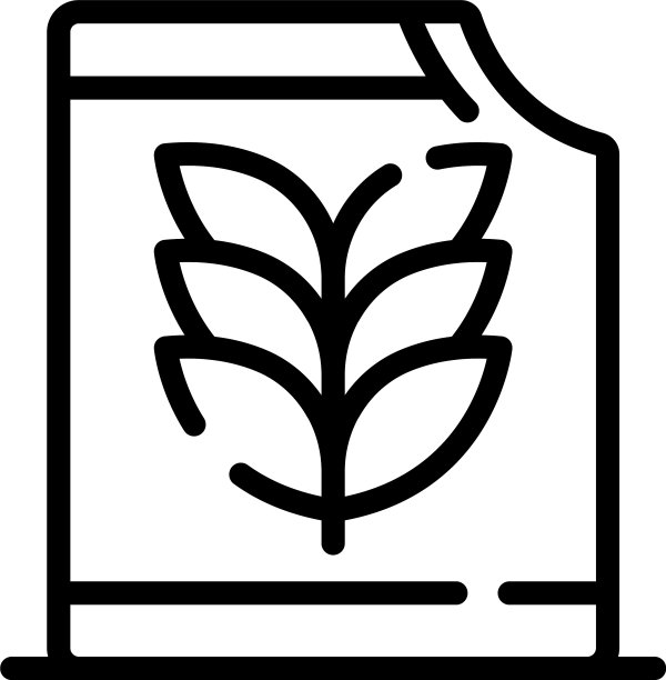 小麦包装麦片片图标轮廓风格图片下载