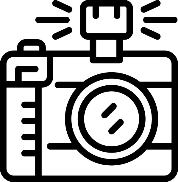 电视摄像机图标轮廓风格图片下载