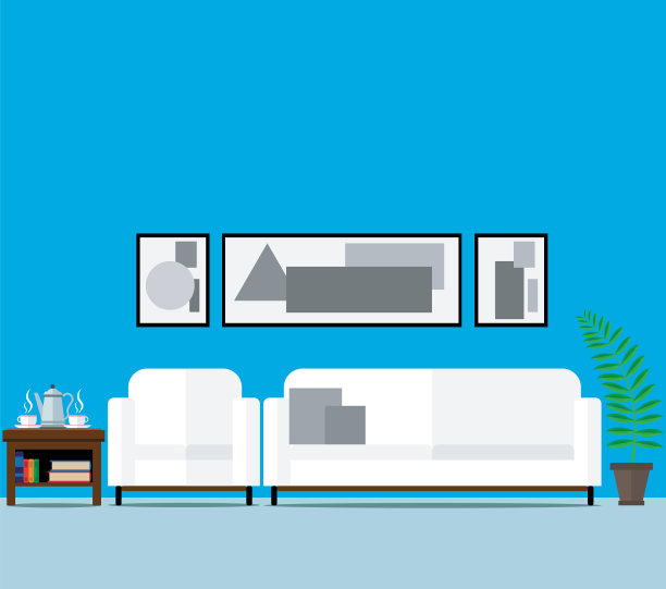 室内客厅极简主义图片下载