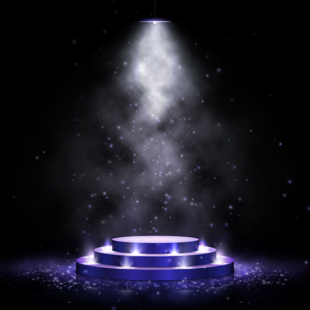 领奖台配灯光现场配领奖图片下载