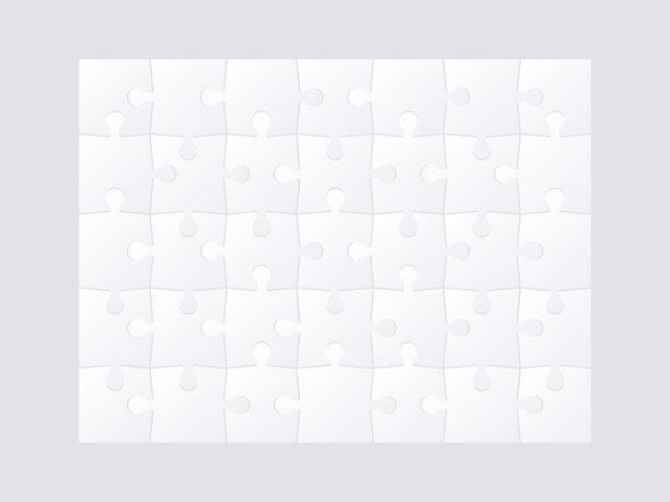 设置拼图模板许多拼图块图片下载