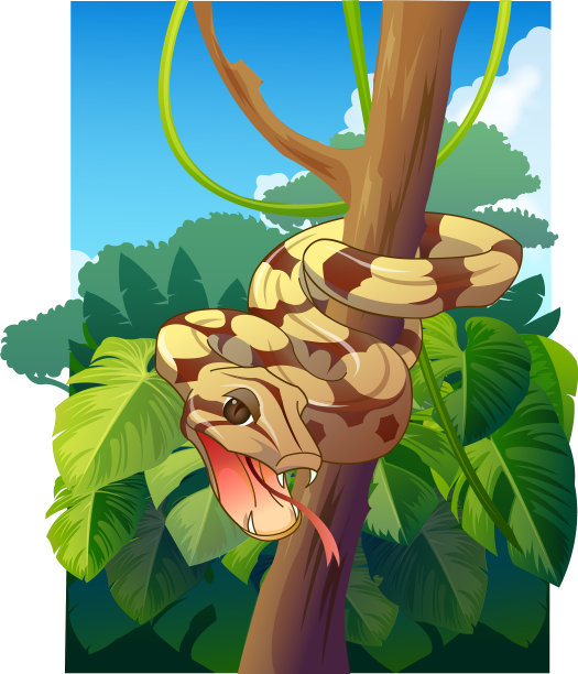 蛇的卡通图片下载