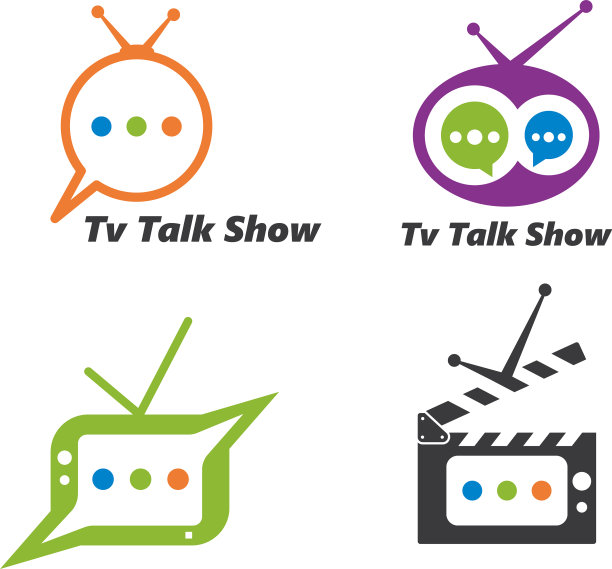 电视脱口秀标志图标图片下载
