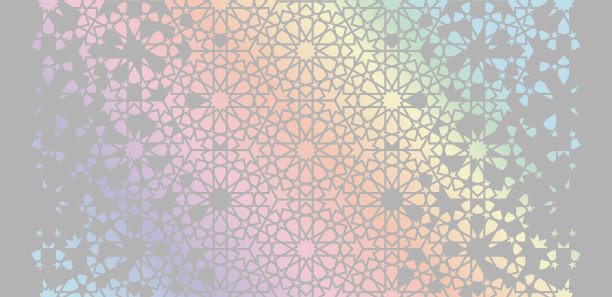 阿拉伯垂直全息模板图片下载