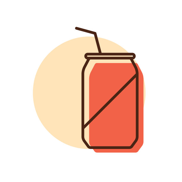 汽水罐是快餐的标志图片下载