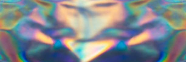 模糊全息抽象彩色霓虹背景、横幅图片下载