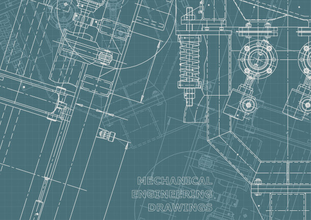 工程说明向量。计算机辅助设计系统。仪器制造图纸图片下载