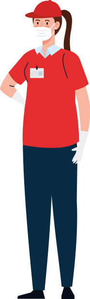 递送妇女与面具设计图片下载