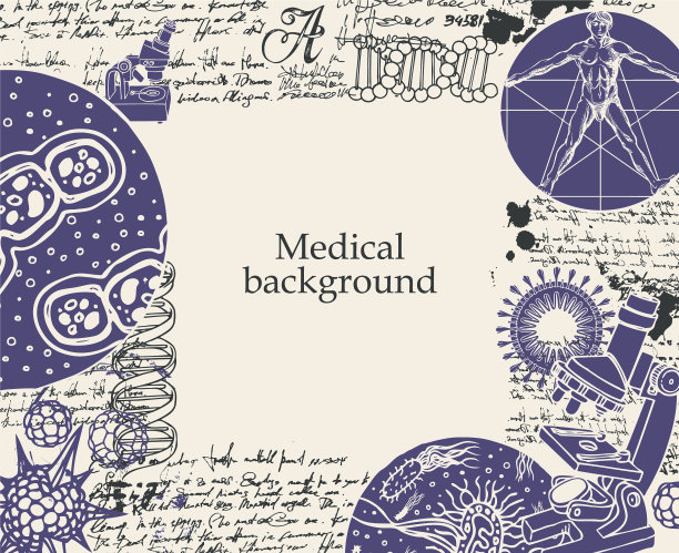 医学背景与图纸和文本的地方图片下载