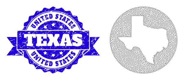 2d网格圆形减图德克萨斯州图片下载