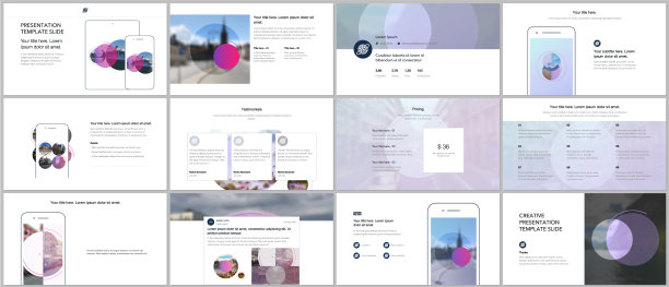 表示设计模板的多用途图片下载
