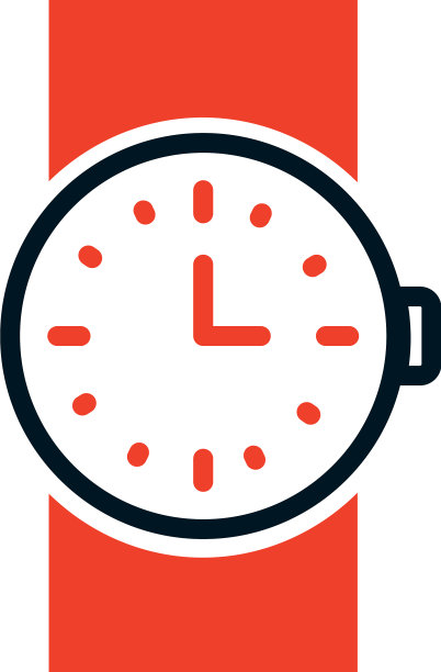 手表配件图标半线半色图片下载