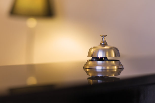 旅馆服务台桌上的铃图片下载