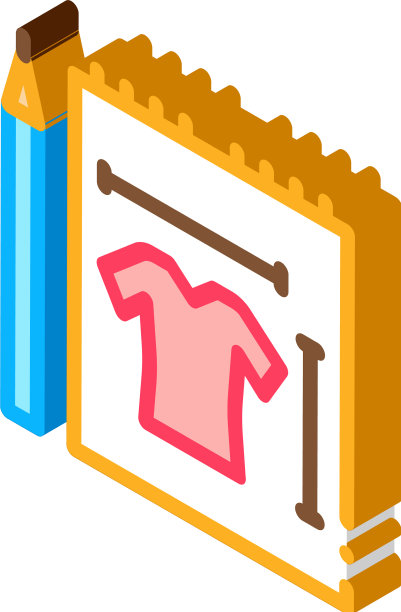 衣服素描等距图标图片下载