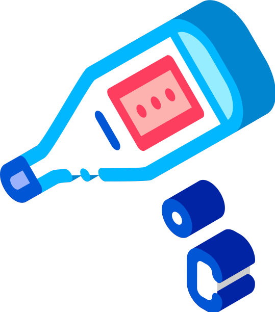 温度计工具等距图标图片下载