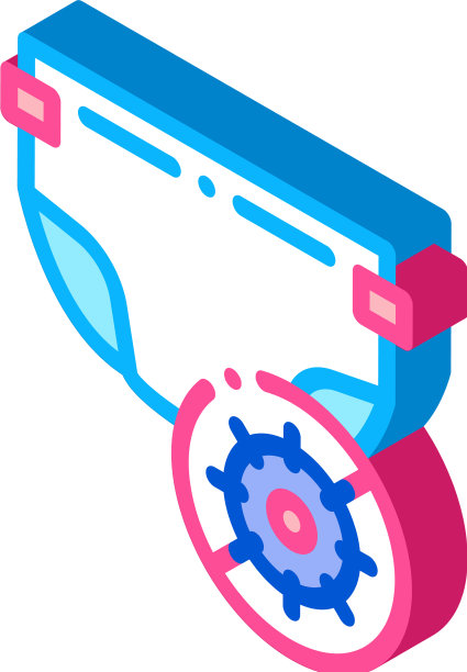 微生物尿布等距图标图片下载